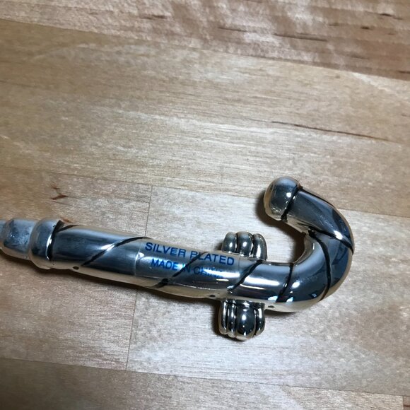 Vintage Wallace Silversmiths Silver Plated Holiday Christmas Candy Cane Fork - Picture 4 of 6